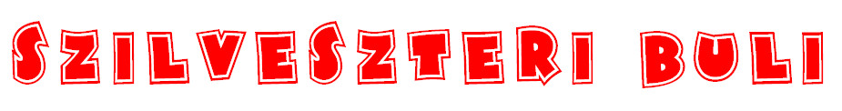 SZILVESZTERI BULI SZILVESZTERI BULI